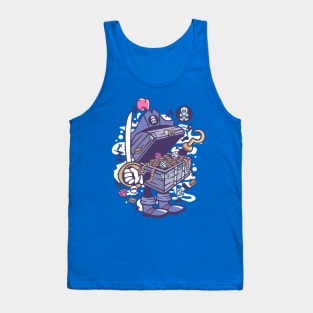 Captain hook and the hidden treasure Tank Top